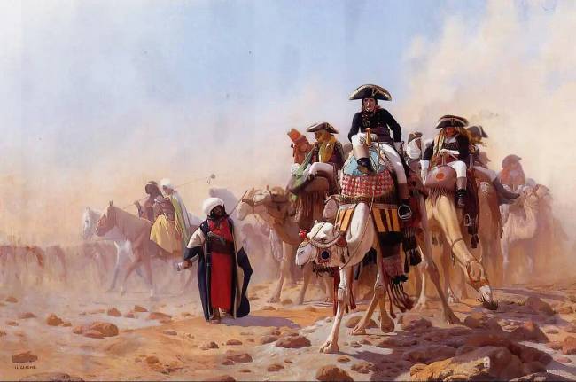 Jean-Leon Gérome "Bonaparte Egyiptomban"