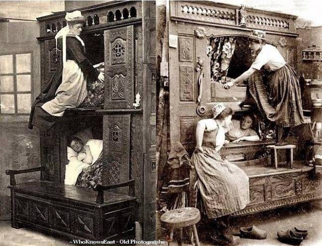Így nézett ki a szobalányok hálószobája Angliában, 1843-ban.