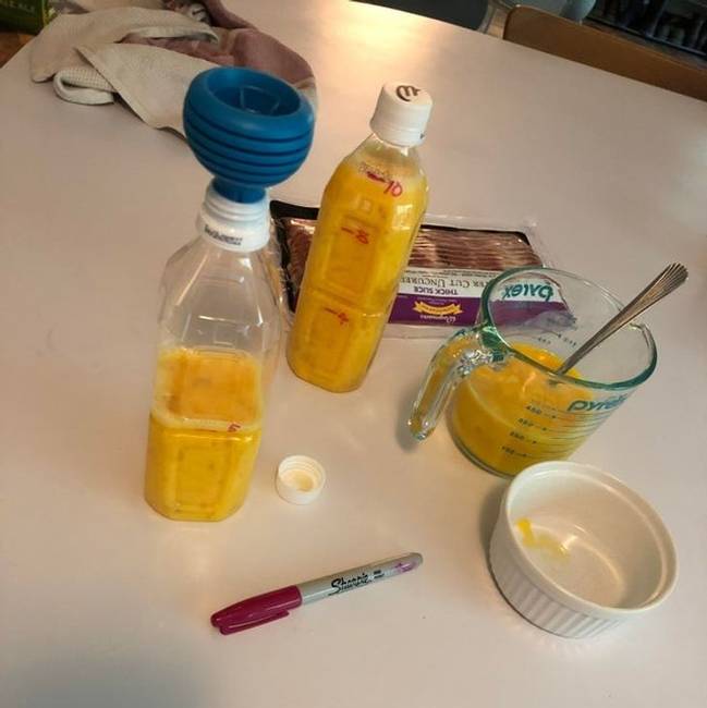 „Folyik a tojás előkészítése a kempingezéshez. Egyszerű megoldás ez, amivel sok helyet takaríthatunk meg.''