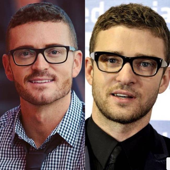 Justin Timberlake hasonmás.