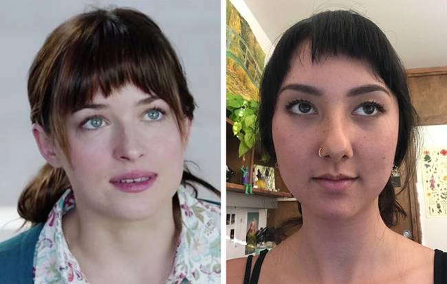 Olyan frizurát akart, mint Dakota Johnson-é. Még képeket is mutatott róla. Ez lett a végeredmény.