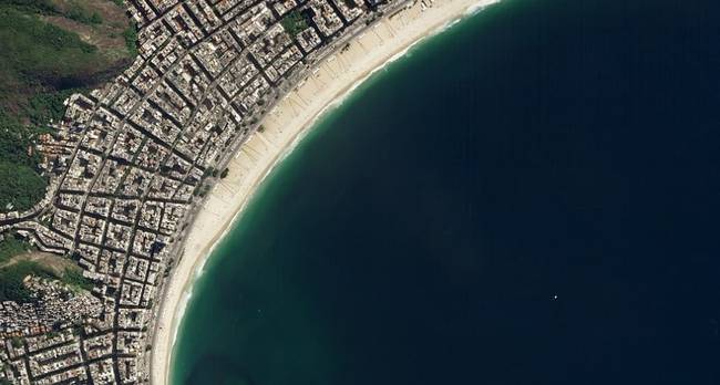 Copacabana strand - Rio de Janeiro, Brazília