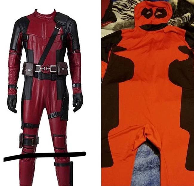 „A barátom ezt a jelmezt vásárolta Halloweenre."