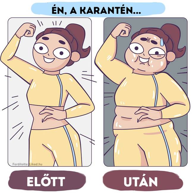 Egy tehetséges művész megmutatja, hogyan néz ki a karanténba zárt nők napi rutinja