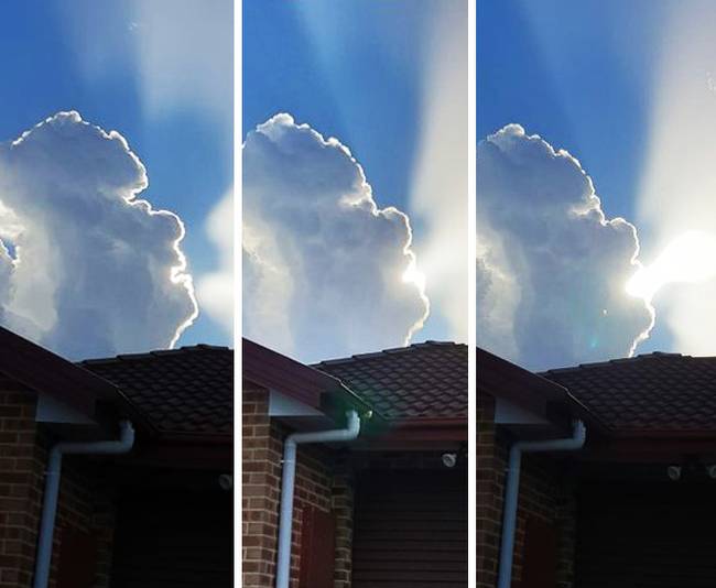Ez a felhő épp úgy néz ki, mint egy dohányzó ember.
