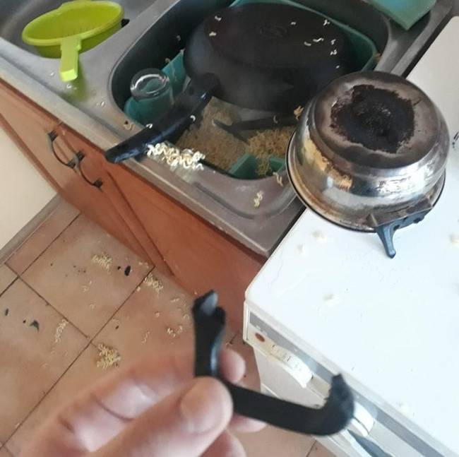 „Csak egy finom tésztát szerettem volna készíteni."