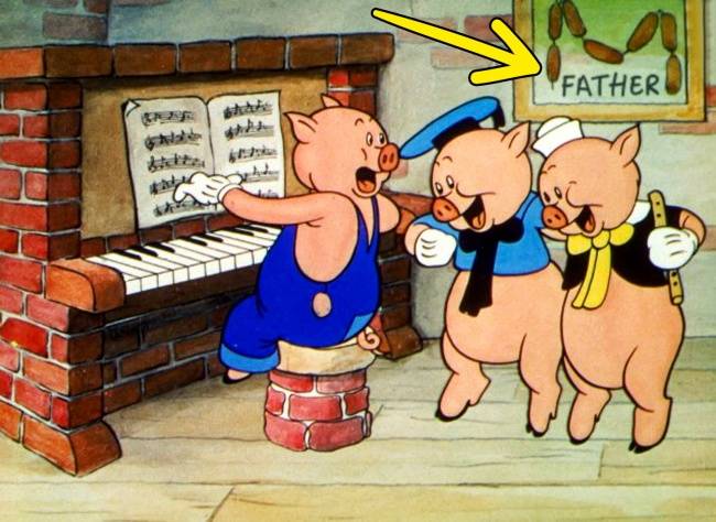 A Disney-rajzfilmek készítőinek a fejében sem volt minden rendben. (felirat: apa)