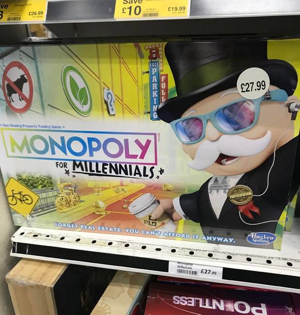 Ezredfordulós Monopoly.