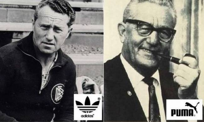 A két világhírű márkát megalapító (Puma-Adidas) testvérpár, Adolf és Rudolf Dassler.