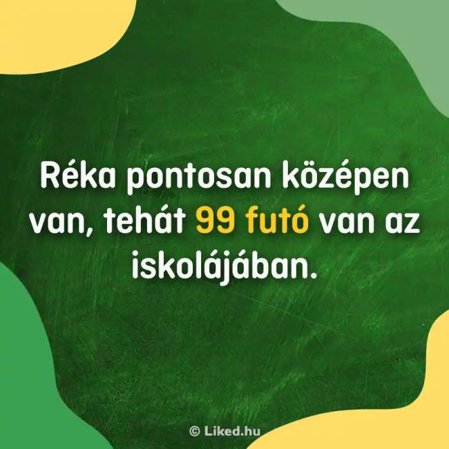 Iskolai futó válasz