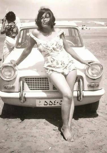 Iráni nő az iráni iszlám forradalom előtt, 1960-ban.