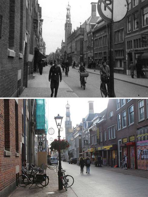 Német katona a holland Alkmaarban