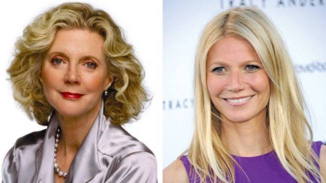 Az Apádra ütök című filmekből ismert Blythe Danner valójában Gwyneth Paltrow édesanyja.