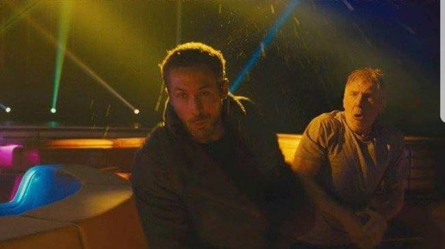 Harrison Ford, amikor rájött, hogy véletlenül rényleg megütötte Ryan Goslingot a Szárnyas fejvadász 2049 című film forgatásán.