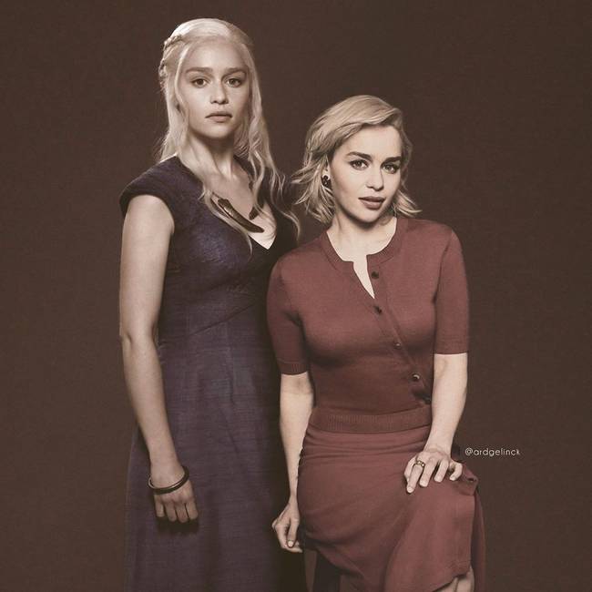 Emilia Clarke és Daenerys Targaryen