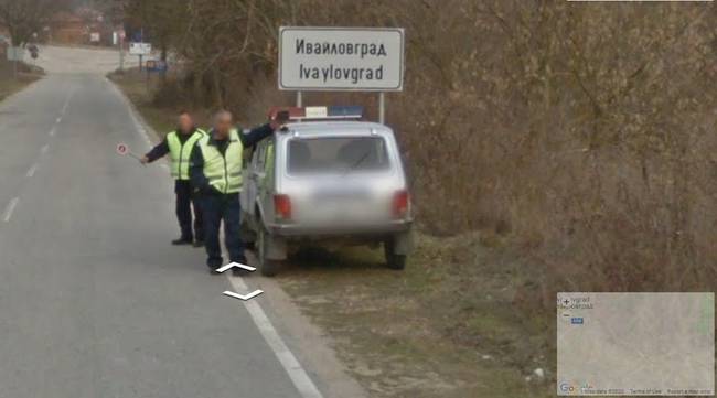 Még a Google autói sem mentesek az orosz rendőrség elől.