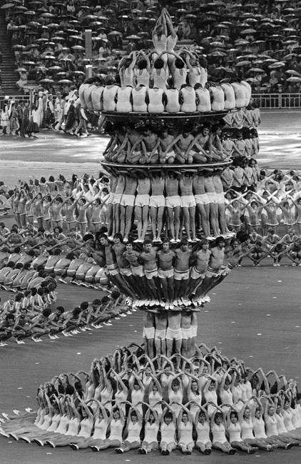 Az 1980-as nyári olimpiai játékok megnyitóünnepsége, Moszkvában.