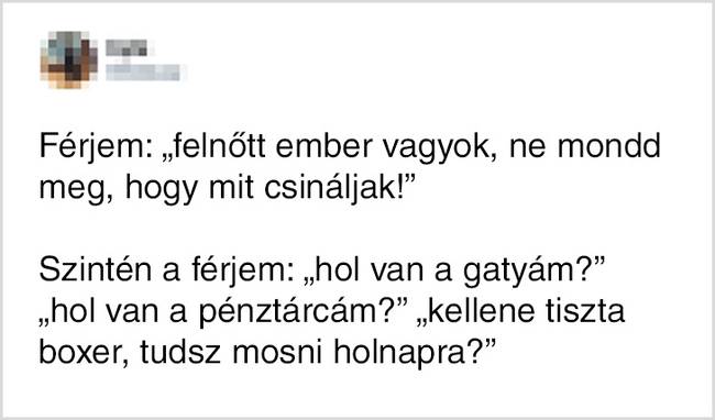 Még egy erős és magabiztos férjről is kell néha gondoskodni.