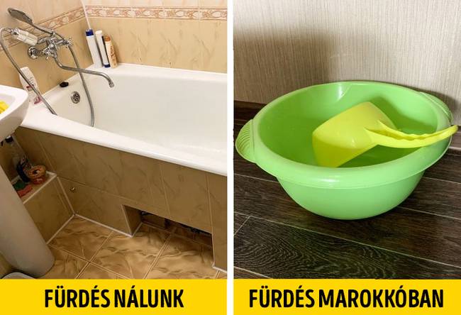 Marokkóban a legtöbb házban nincs fürdőszoba.