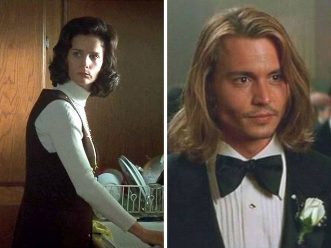 Rachel Griffiths és Johnny Depp a Betéve című filmben.