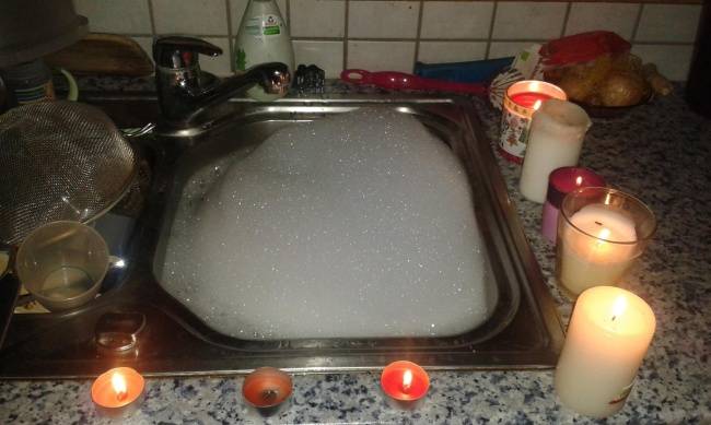 Romantikus „fürdő" a házasság után...😂