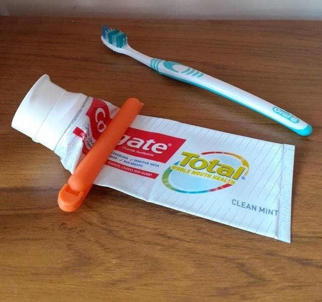 „Használjunk zacskózáró csipeszeket a fogkrémek maradéktalan kipasszírozásához."