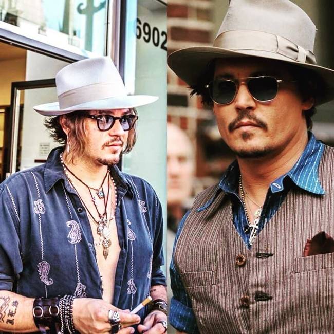 Johnny Depp hasonmás.