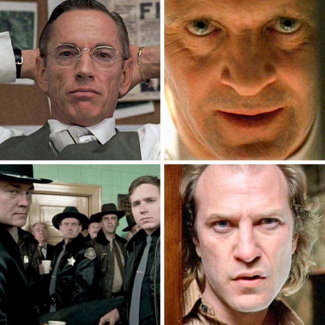 A bárányok hallgatnak című filmben a Clarise-szal beszélgető karakterek általában közvetlenül a kamerába, a néző szemébe néznek.