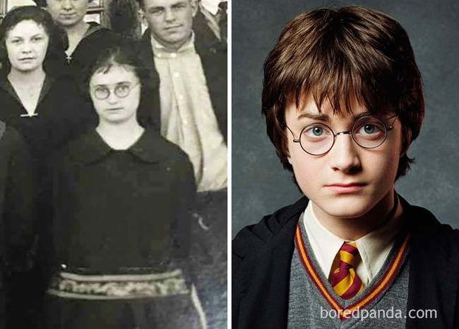 „Harry Potter épp úgy néz ki, mint a nagynéném fiatal korában.”