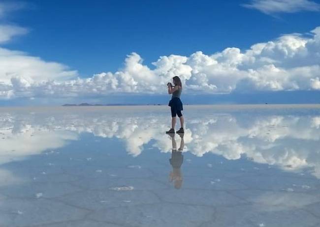 A bolíviai Salar de Uyuni a legnagyobb sómező a világon.