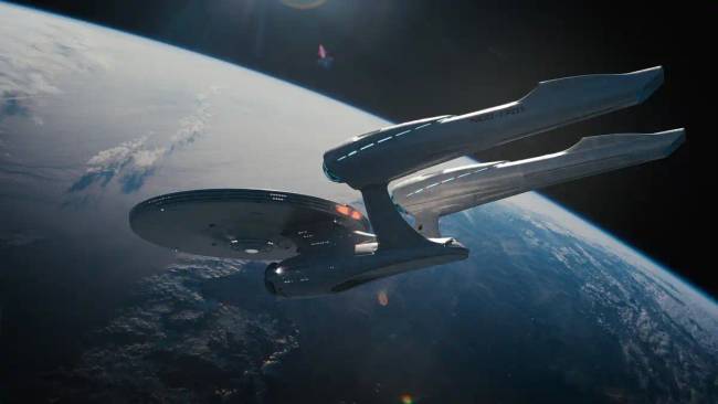 Egy űrhajó a Star Trekből