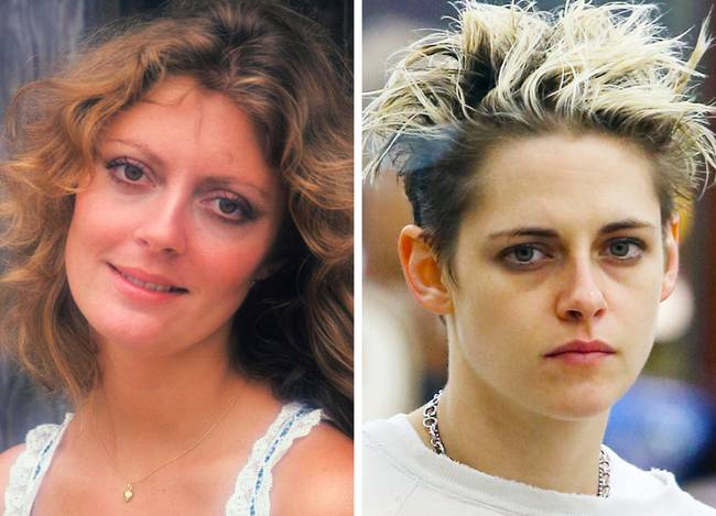 Susan Sarandon és Kristen Stewart 28 évesen.