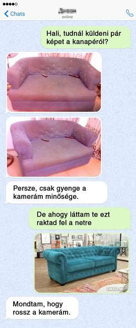 A Facebookos eladókkal történő beszélgetés közben sosem fogsz unatkozni.