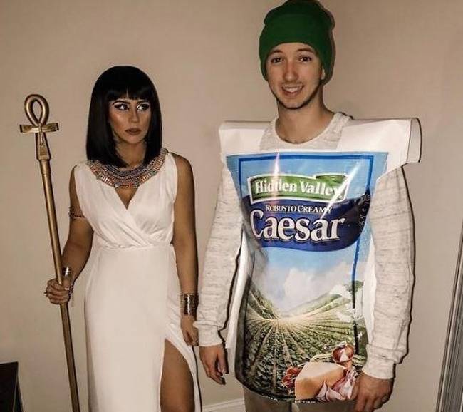 „Megbeszéltük a barátnőmmel, hogy Kleopátrának és Cézárnak öltözünk Halloweenkor. Klasszikus párkapcsolaton belüli félreértés...”
