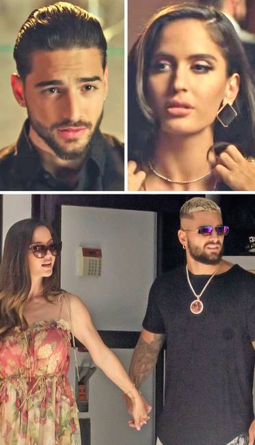 Maluma és Natalia Barulích