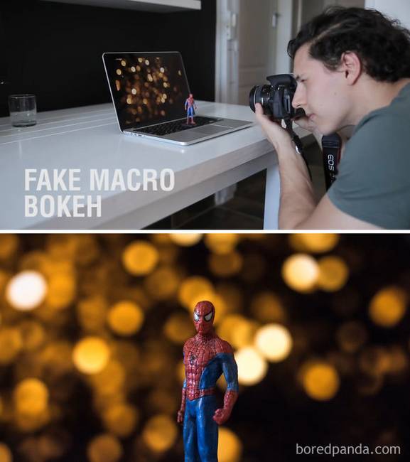 A legegyszerűbb és leggyorsabb módja a Bokeh-effekt reprodukálásának, makro fotók esetén.