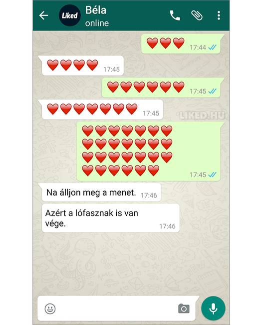Bélánál elszakadt a cérna…✋