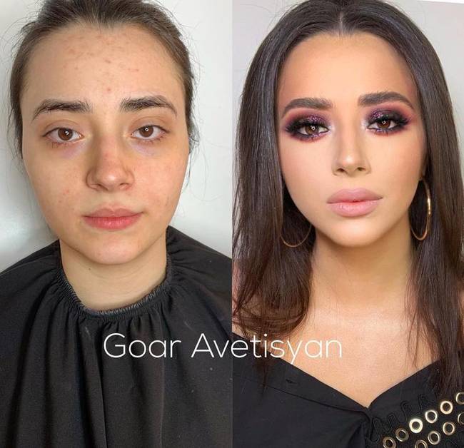 25 nő smink előtt és után, akik bizonyítják, hogy a kozmetikumok tényleg csodára képesek