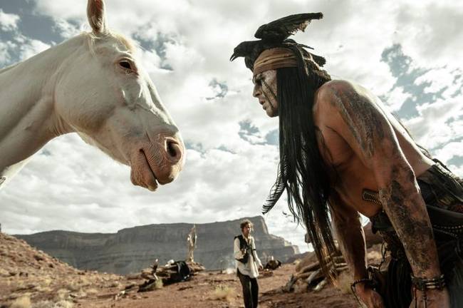 A magányos lovas — Johnny Depp