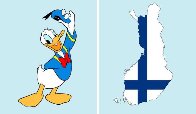 1977-ben a finn ifjúsági bizottság betiltotta a Donald kacsa című mesefilmet, mivel a rajzfilm főhőse nem viselt nadrágot és úgy vélték, ez hátrányosan hathat a gyermekek fejlődésére.