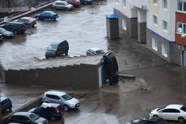 Feljáró, meglepetéssel.