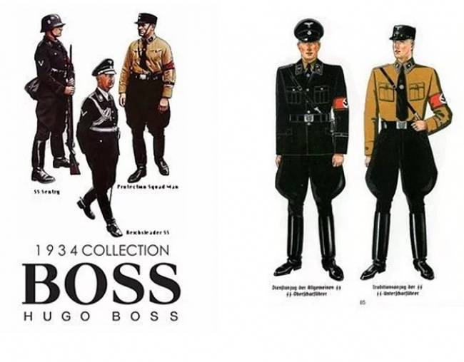 Hugo Boss tervezte a náci katonák és tisztek egyenruháját.