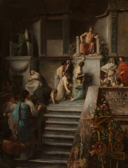 Lévy Emil: "Caligula imádata".