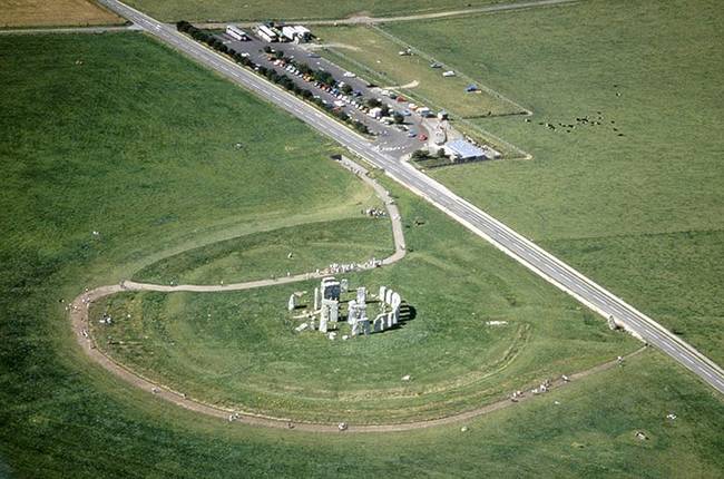 A Stonehenge, és annak közvetlen környezete.