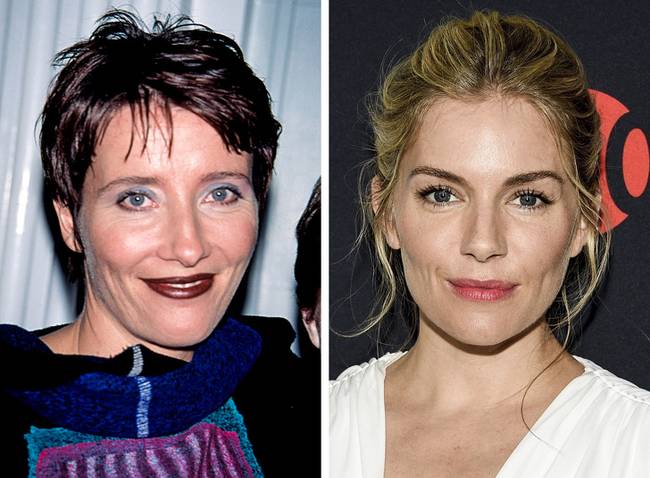 Emma Thompson és Sienna Miller, 37 évesen