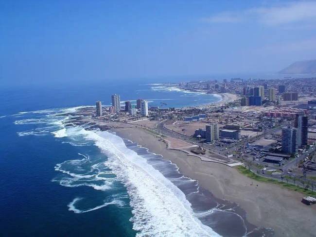 Chile tengerpartja.