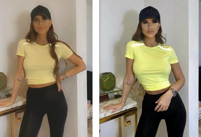 Képkocka egy promóciós videóból vs. az Instagramra feltöltött fotó.