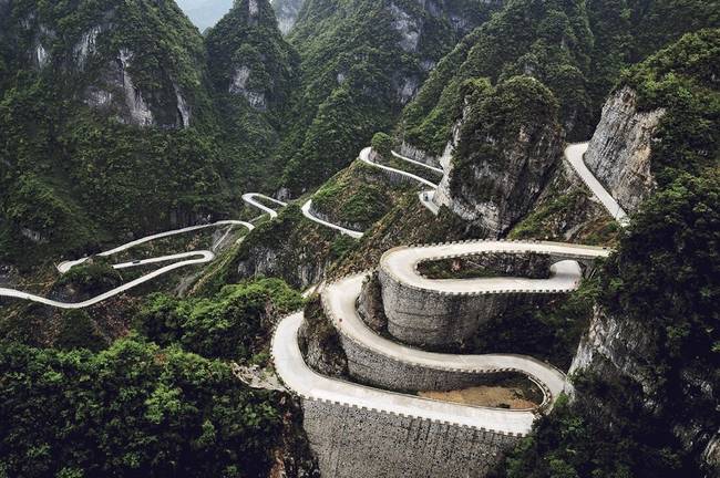 Tianmen hegyi út, Kína