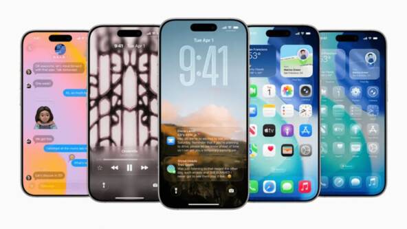 Az Apple kiadta az iOS 26 nyilvános béta verzióját „folyékony üveg” effekttel