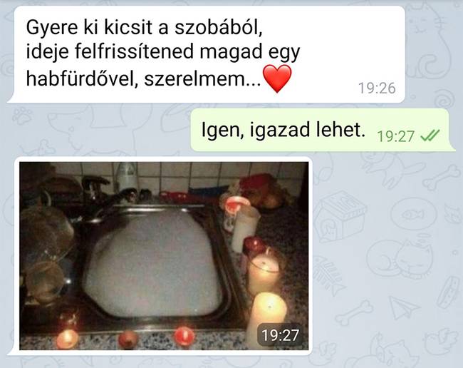 18 üzenet, ami bizonyítja, hogy egy házasságban sosem lehet unatkozni